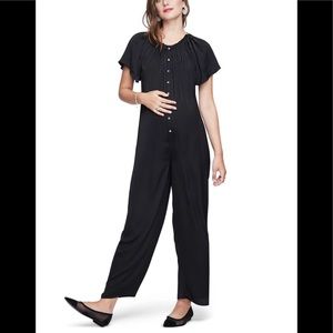 Hatch Regina Jumpsuit Black